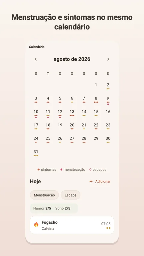 Calendário: o histórico do seu diário